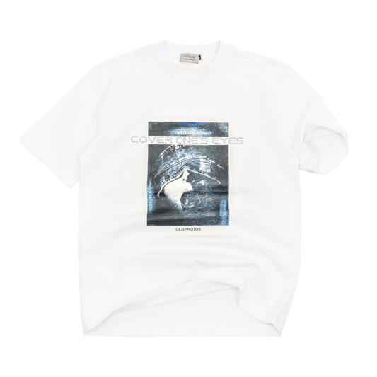 Hidden Vision Rhinestone Graphic T-Shirt