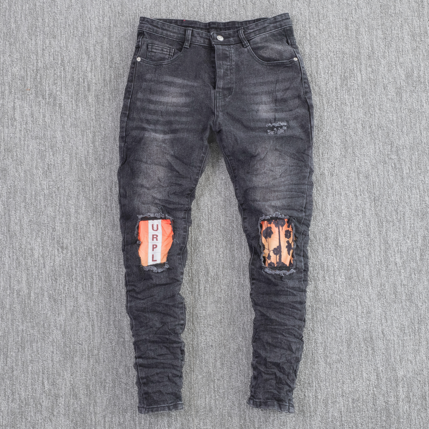 Urban Edge Black Distressed Jeans