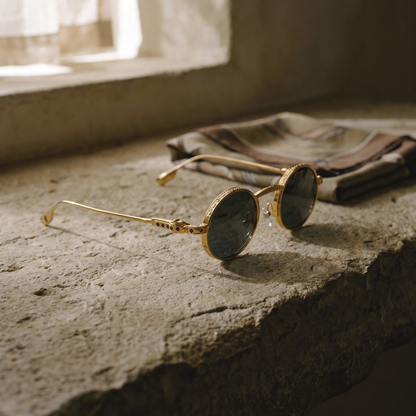 LOWKAL Heritage Round-Frame Sunglasses