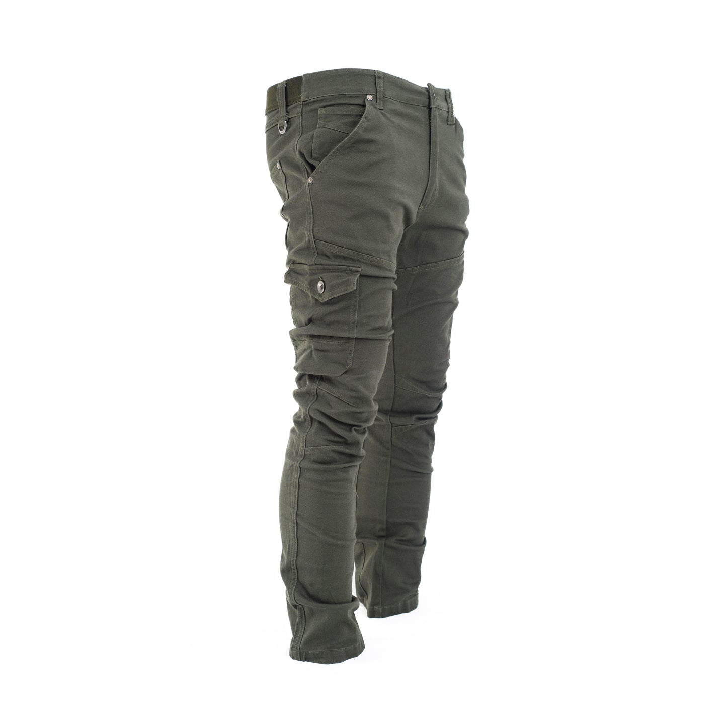 Men Bootcut Slim Flare Slant Pocket Cargo Pants.