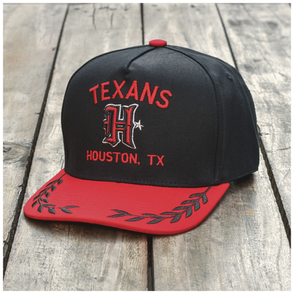 Houston Stone Snapback Cap – Stone/Black
