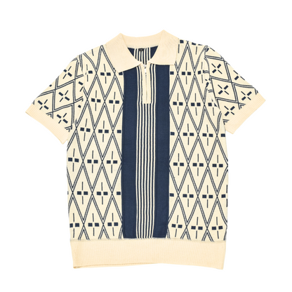 Heritage Diamond Knit Polo Shirt Collection