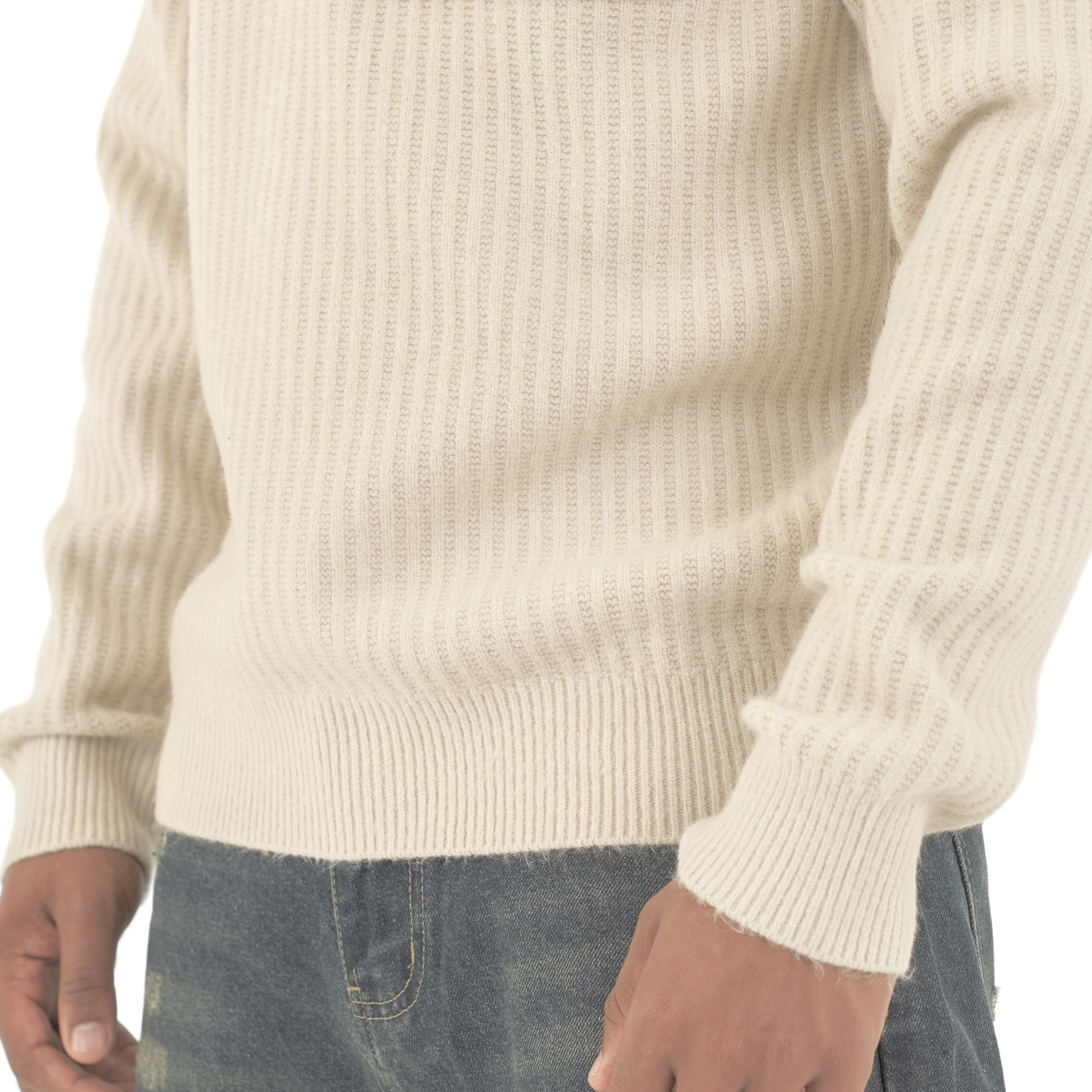 Core Knit Pocket Crew Sweater