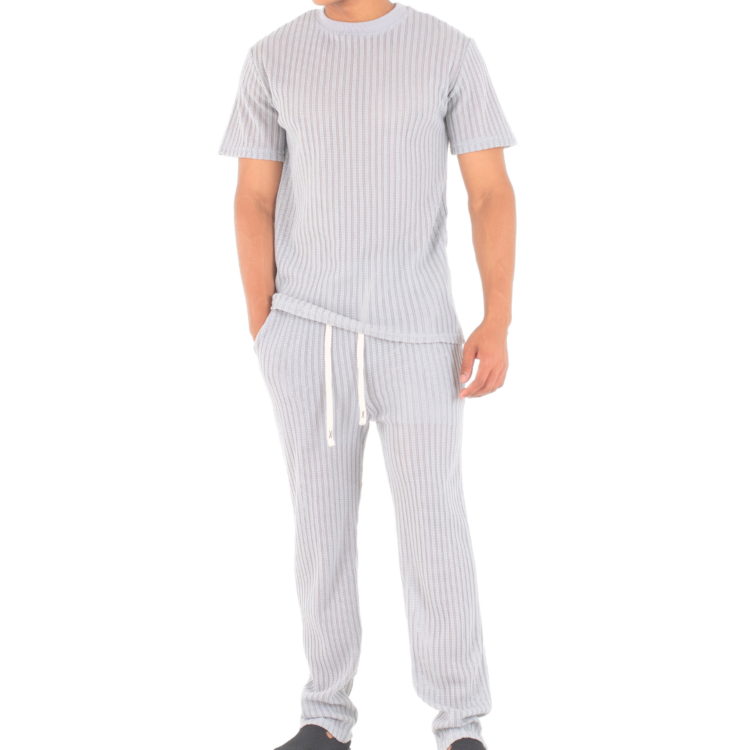 Ribbed Lounge Knit Set