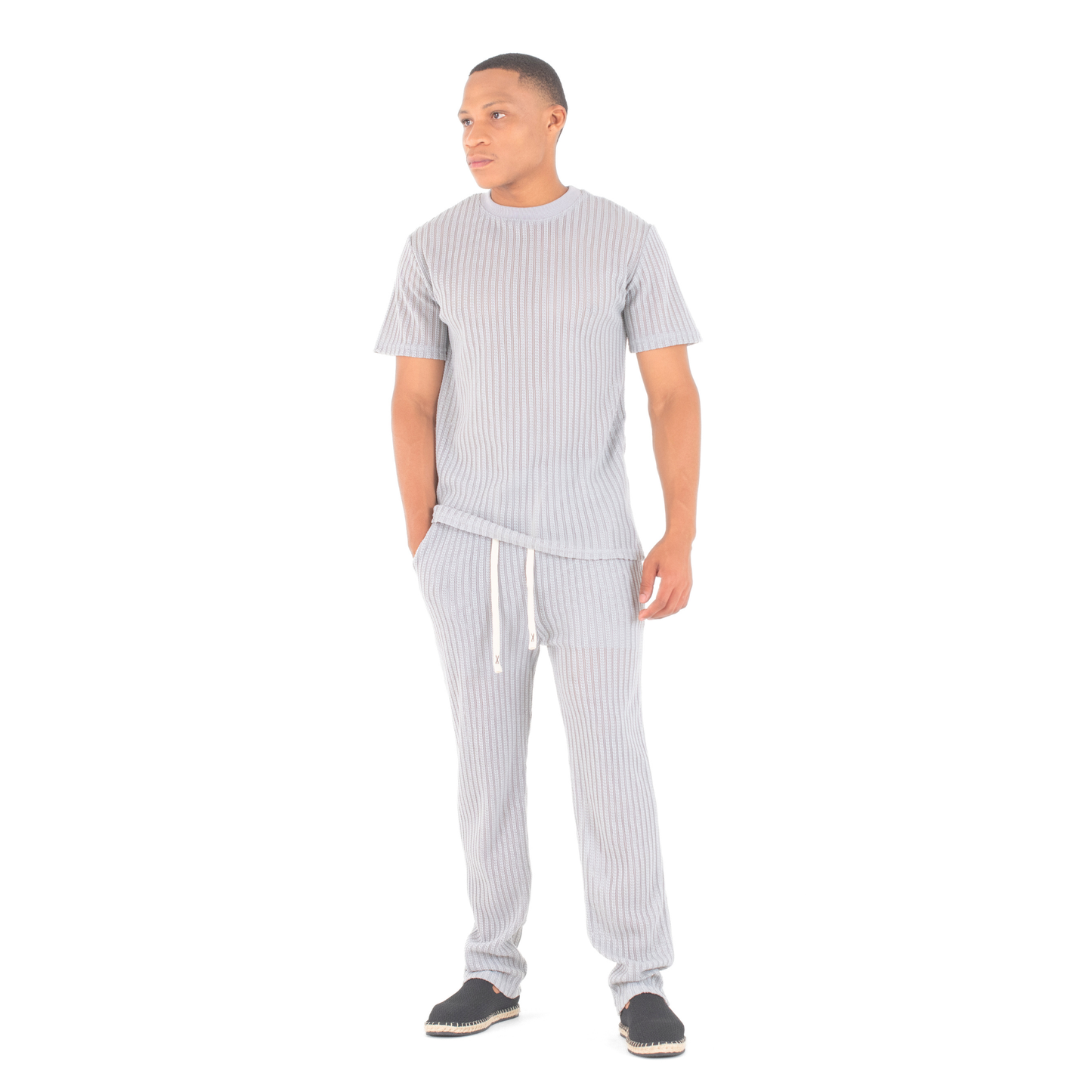 Ribbed Lounge Knit Set