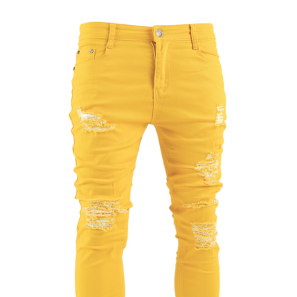 Sunflare Distressed Skinny Denim Jean