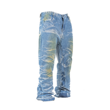 Load image into Gallery viewer, Thunder Acid Wash Stacked Denim
