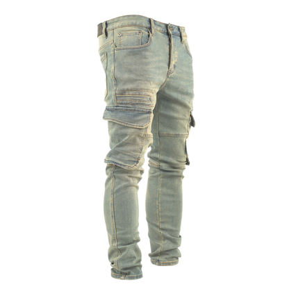 Sand Breeze Light Wash Cargo Jean SC5061