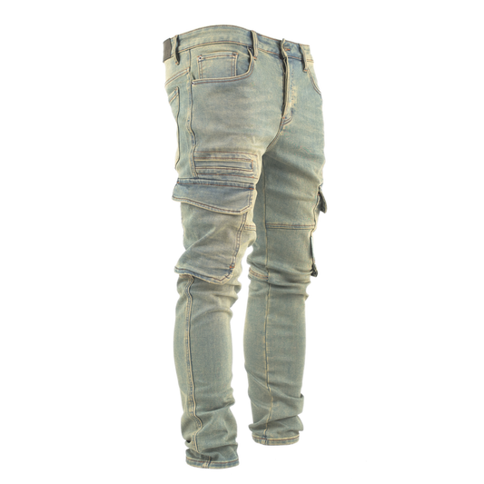 Sand Breeze Light Wash Cargo Jean SC5061