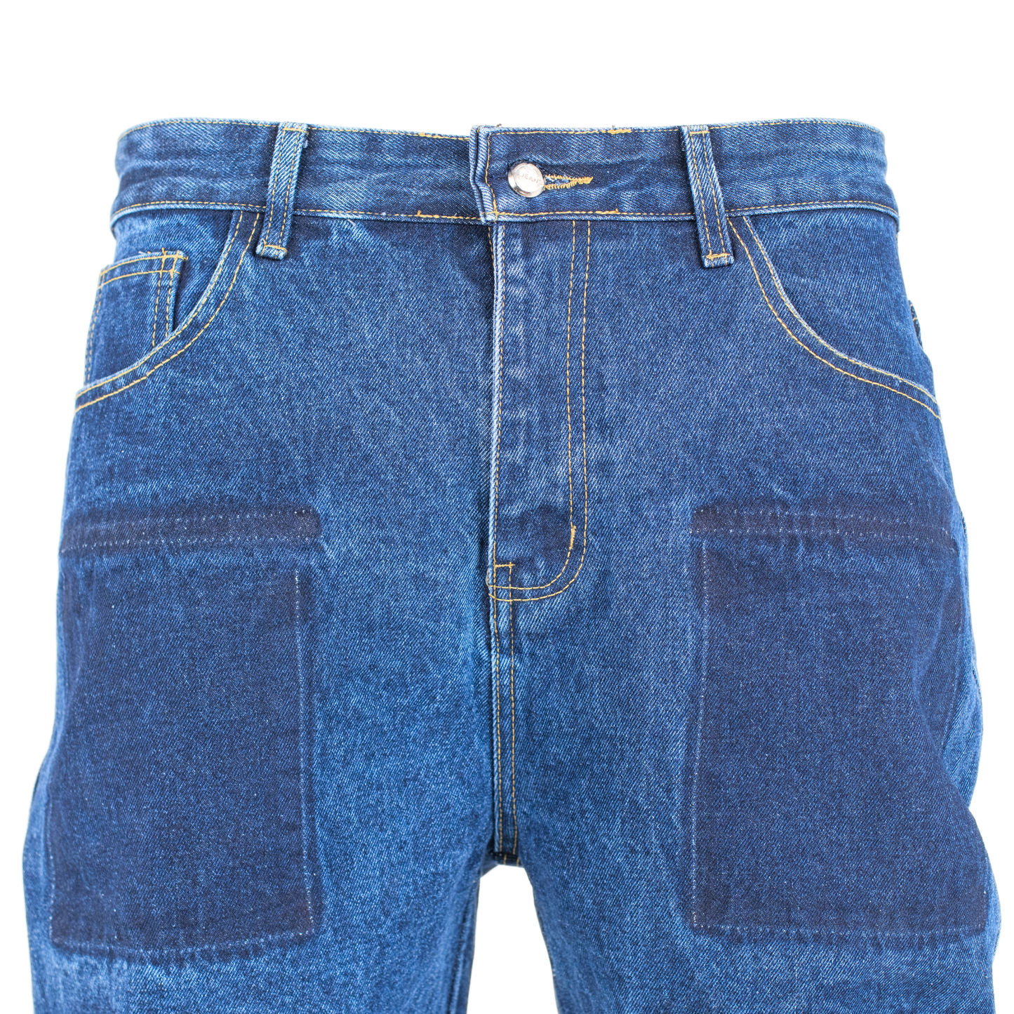 Dual Patchwork Utility Denim