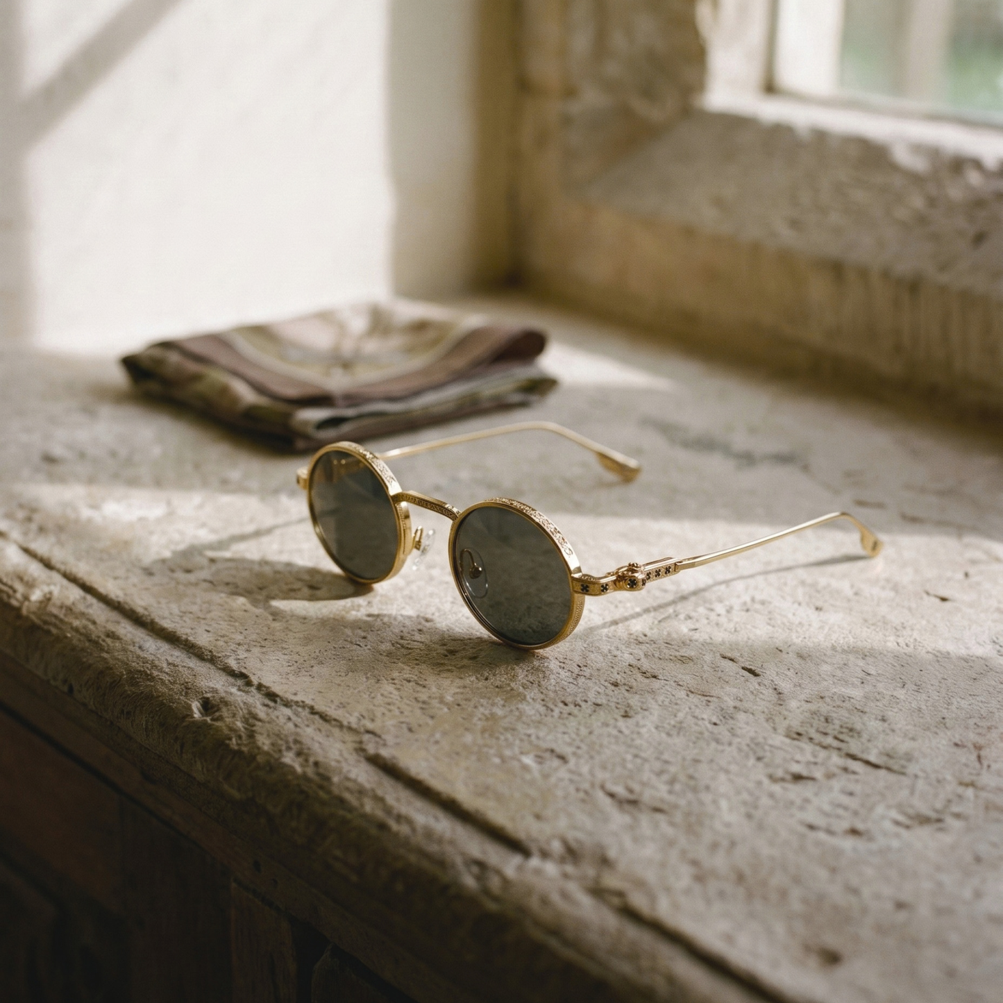 LOWKAL Heritage Round-Frame Sunglasses
