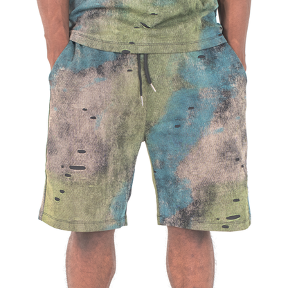 Urban Storm Distressed Tie-Dye 2-Piece Set