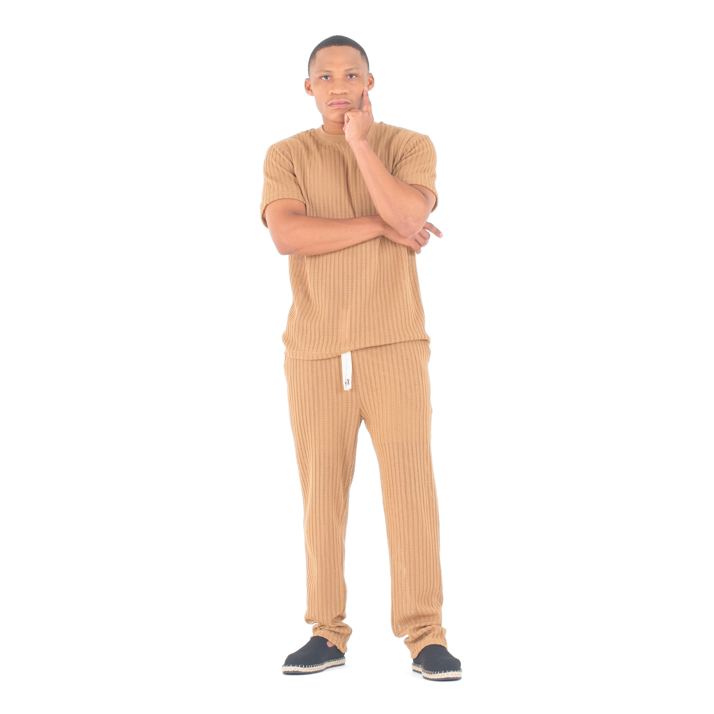 Ribbed Lounge Knit Set