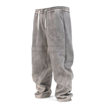 Urban Drift Heavywash Wide-Leg Joggers