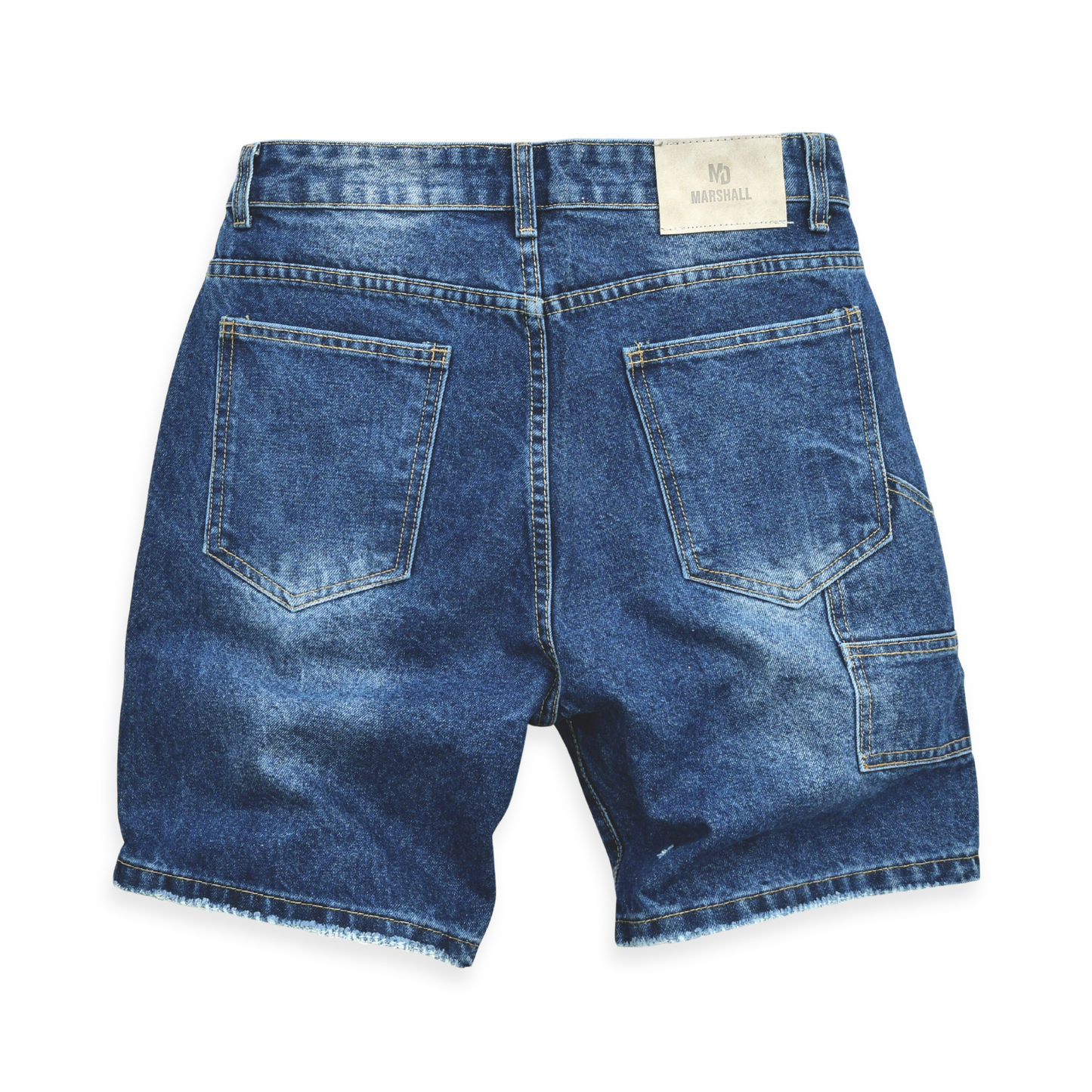 Urban Utility Distressed Denim Shorts