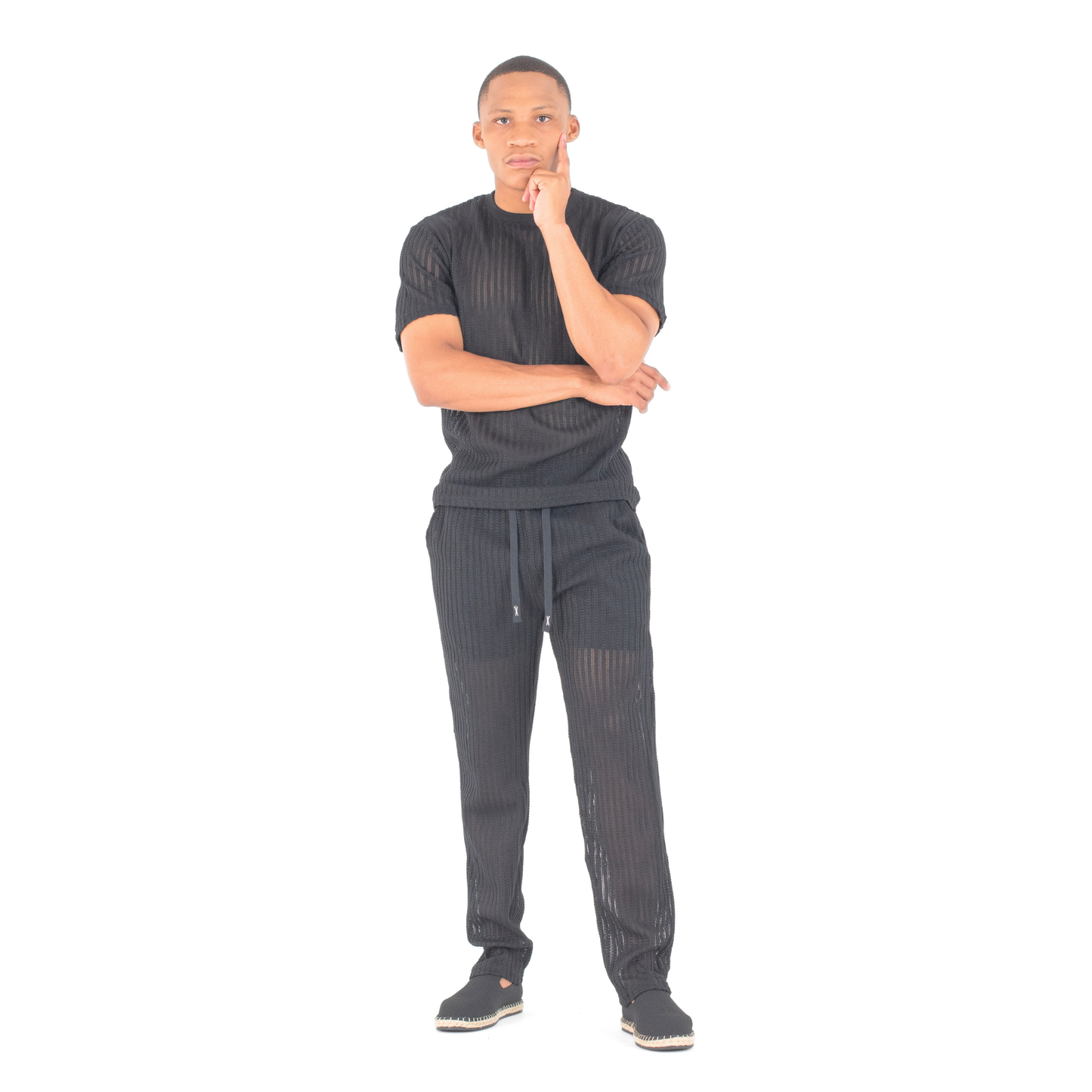 Ribbed Lounge Knit Set