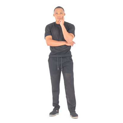 Ribbed Lounge Knit Set