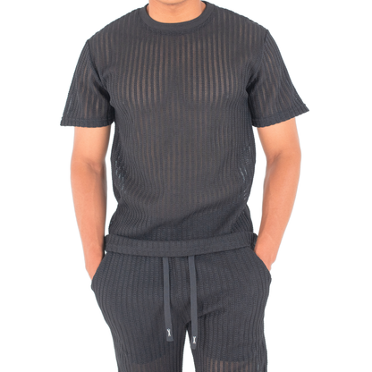 Ribbed Lounge Knit Set