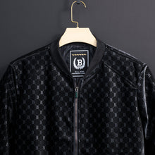 Load image into Gallery viewer, Men Geo Print Bomber Jacket
