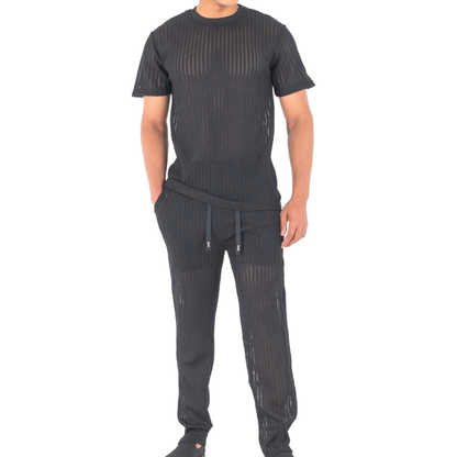 Ribbed Lounge Knit Set