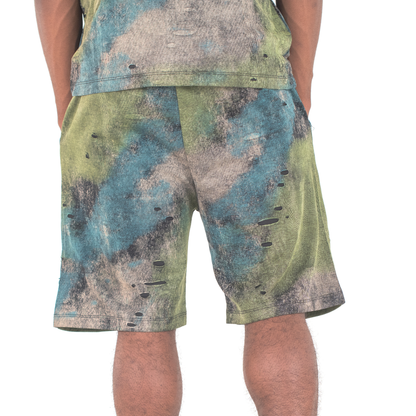 Urban Storm Distressed Tie-Dye 2-Piece Set