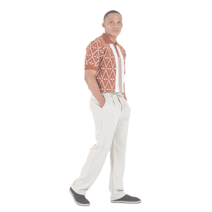 Coastal Breeze Relaxed Tie-Belt Trouser