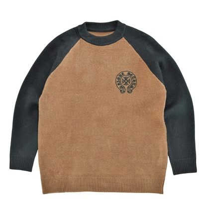 Two-Tone Heritage Knit Sweater