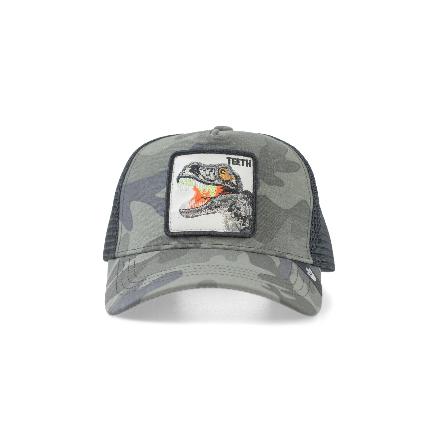 Raptor Camo “TEETH” Trucker Cap