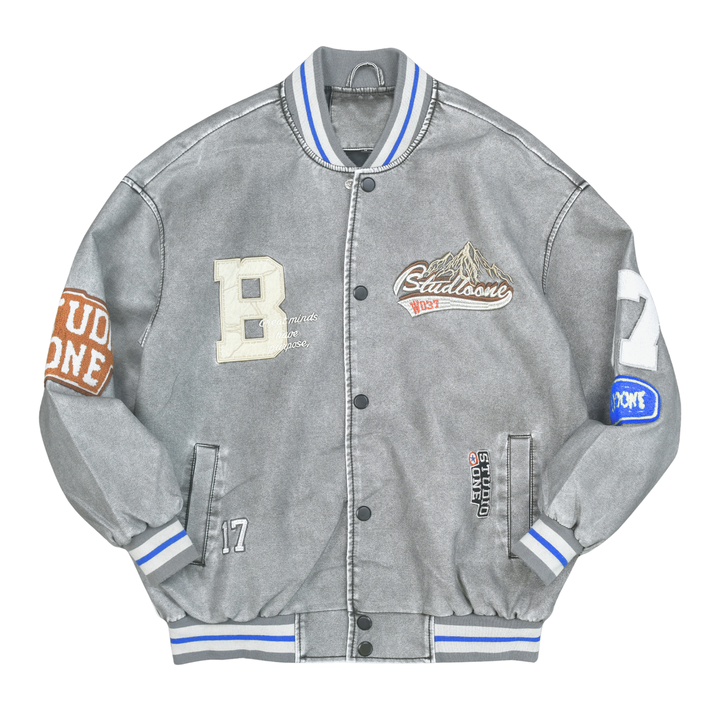 Silver Ridge Varsity Bomber Jacket