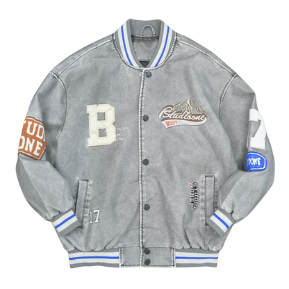 Silver Ridge Varsity Bomber Jacket