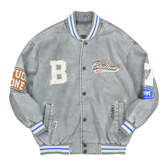 Silver Ridge Varsity Bomber Jacket