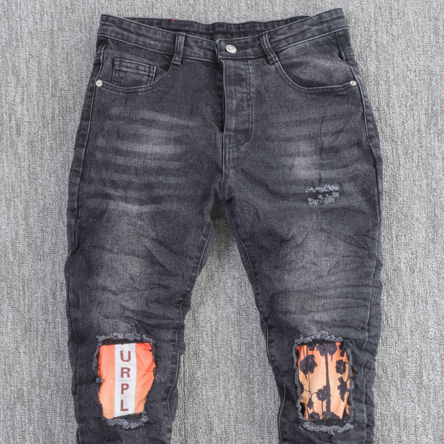 Urban Edge Black Distressed Jeans