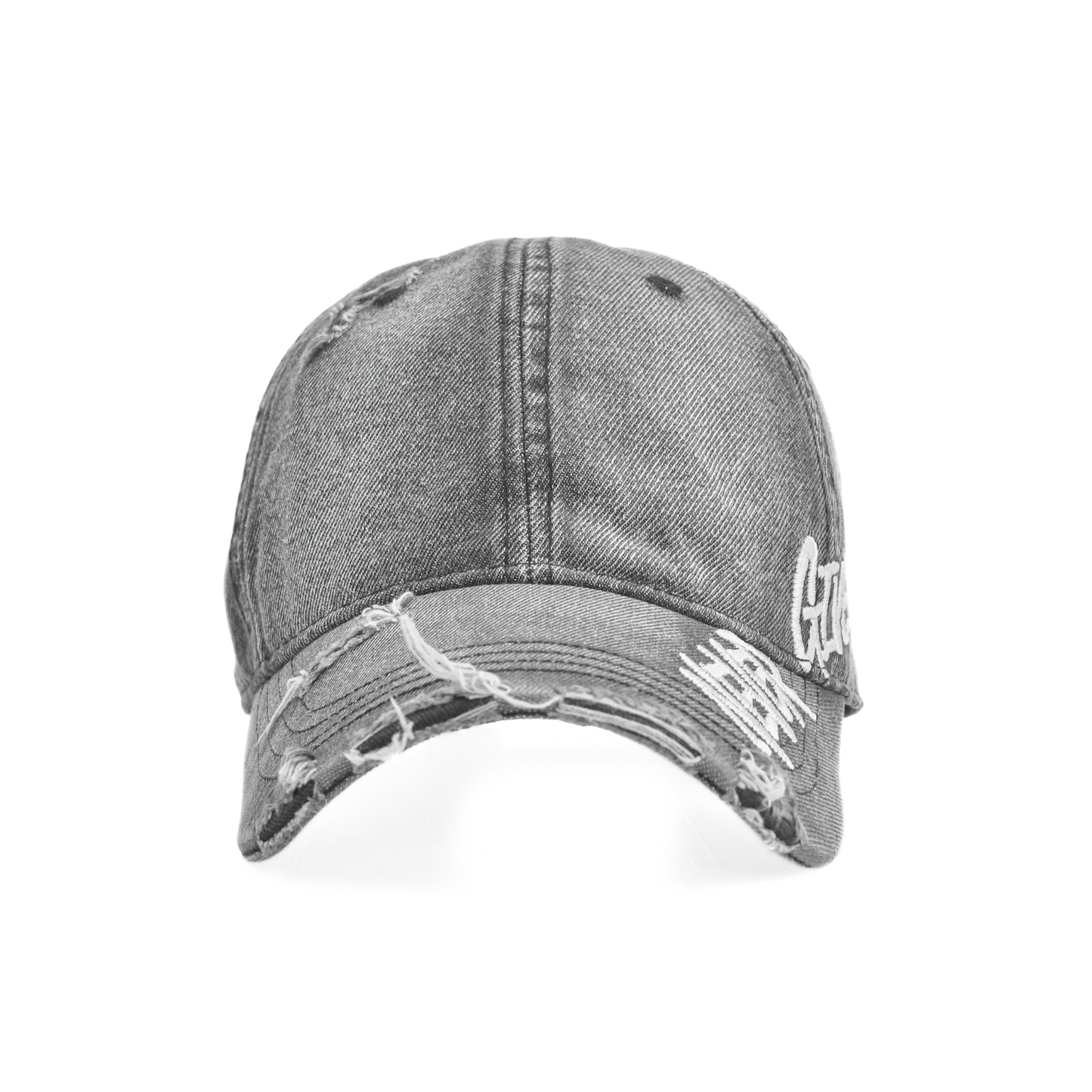 LOWKAL “Never Give Up” Vintage Distressed Trucker Cap