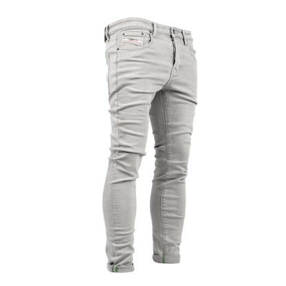 Ash Mist Slim Stretch Denim