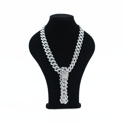 Iced Cuban Link Necklace & Bracelet Set