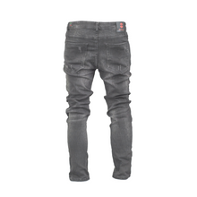 Load image into Gallery viewer, Gee2 Island Black Distressed Denim
