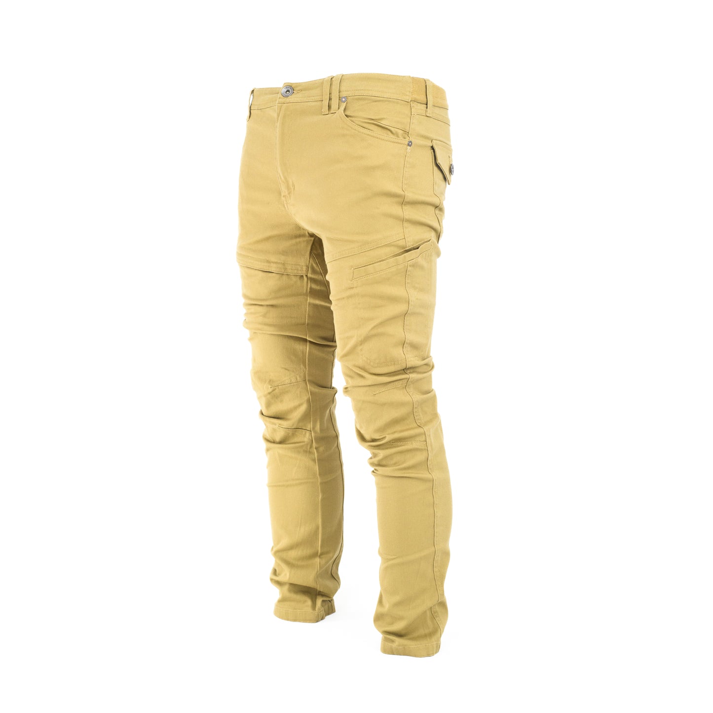 Men Bootcut Slim Flare Slant Pocket Cargo Pants.