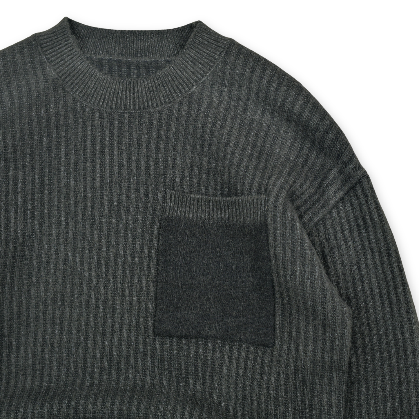 Core Knit Pocket Crew Sweater