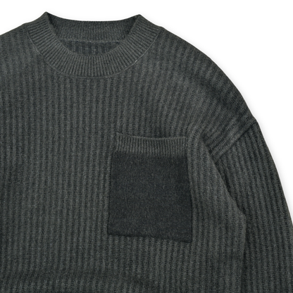Core Knit Pocket Crew Sweater