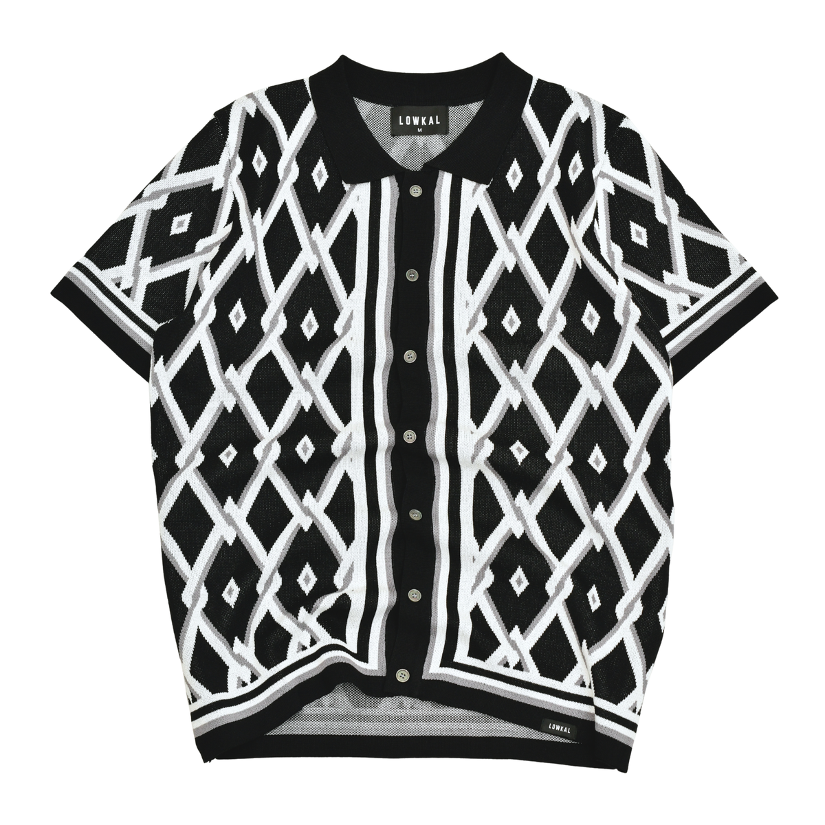 LOWKAL Heritage Diamond Knit Shirt