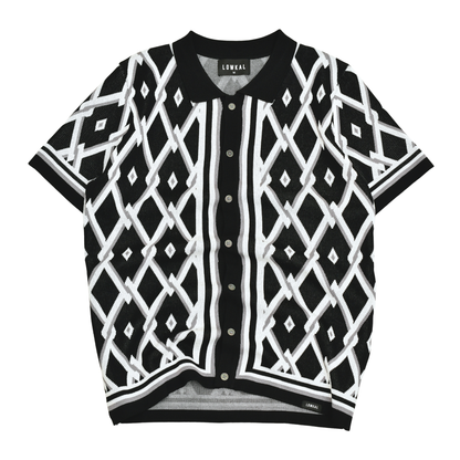 LOWKAL Heritage Diamond Knit Shirt