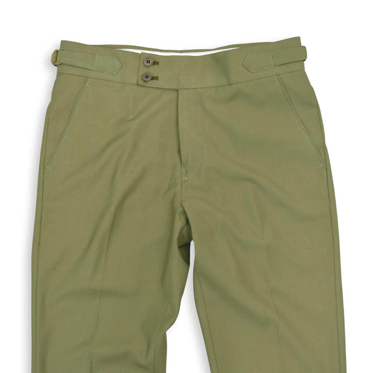 LOWKAL Tailored Utility Trouser – Vintage Olive
