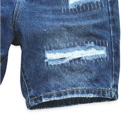 Urban Utility Distressed Denim Shorts