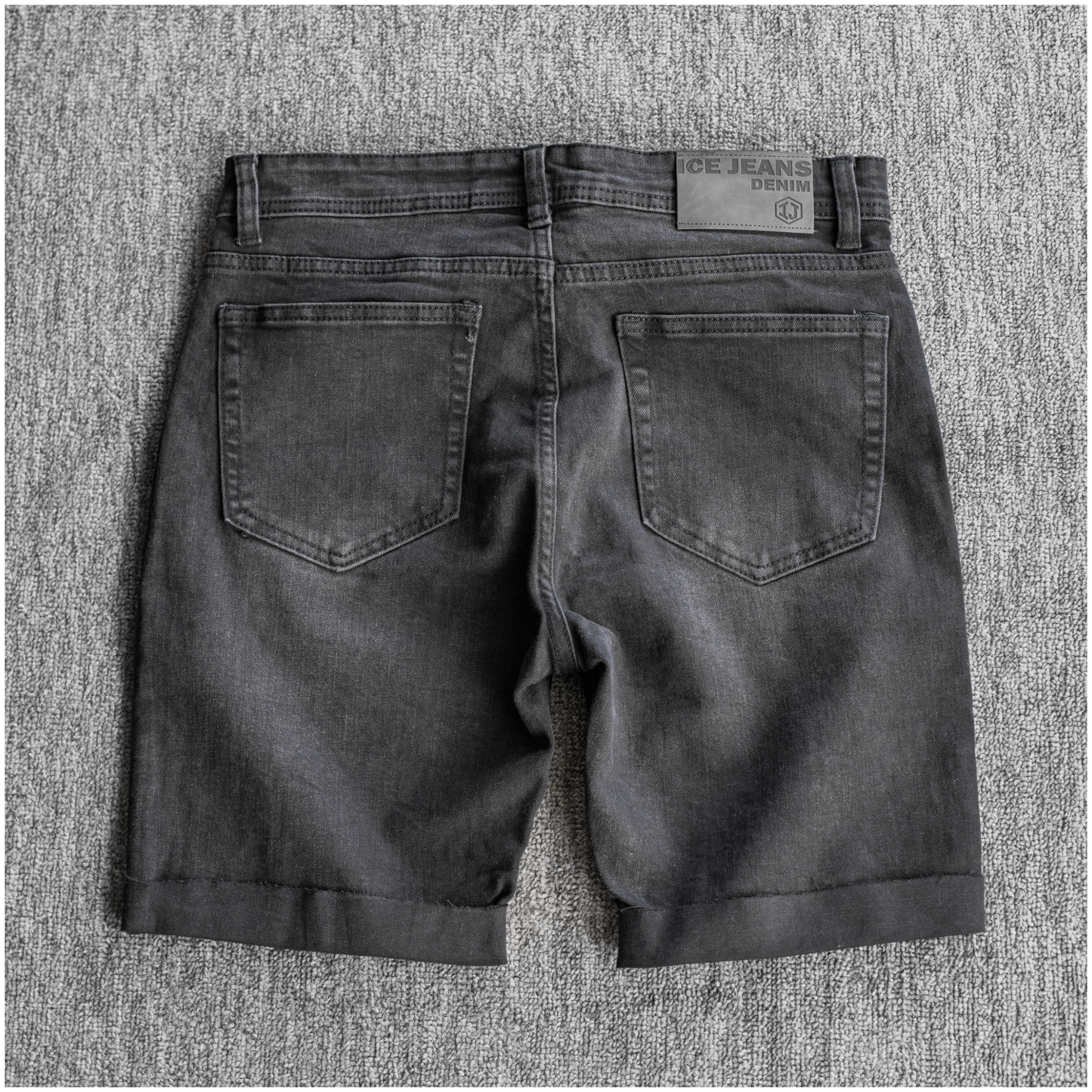 Ice Cut Off Distressed Denim Short