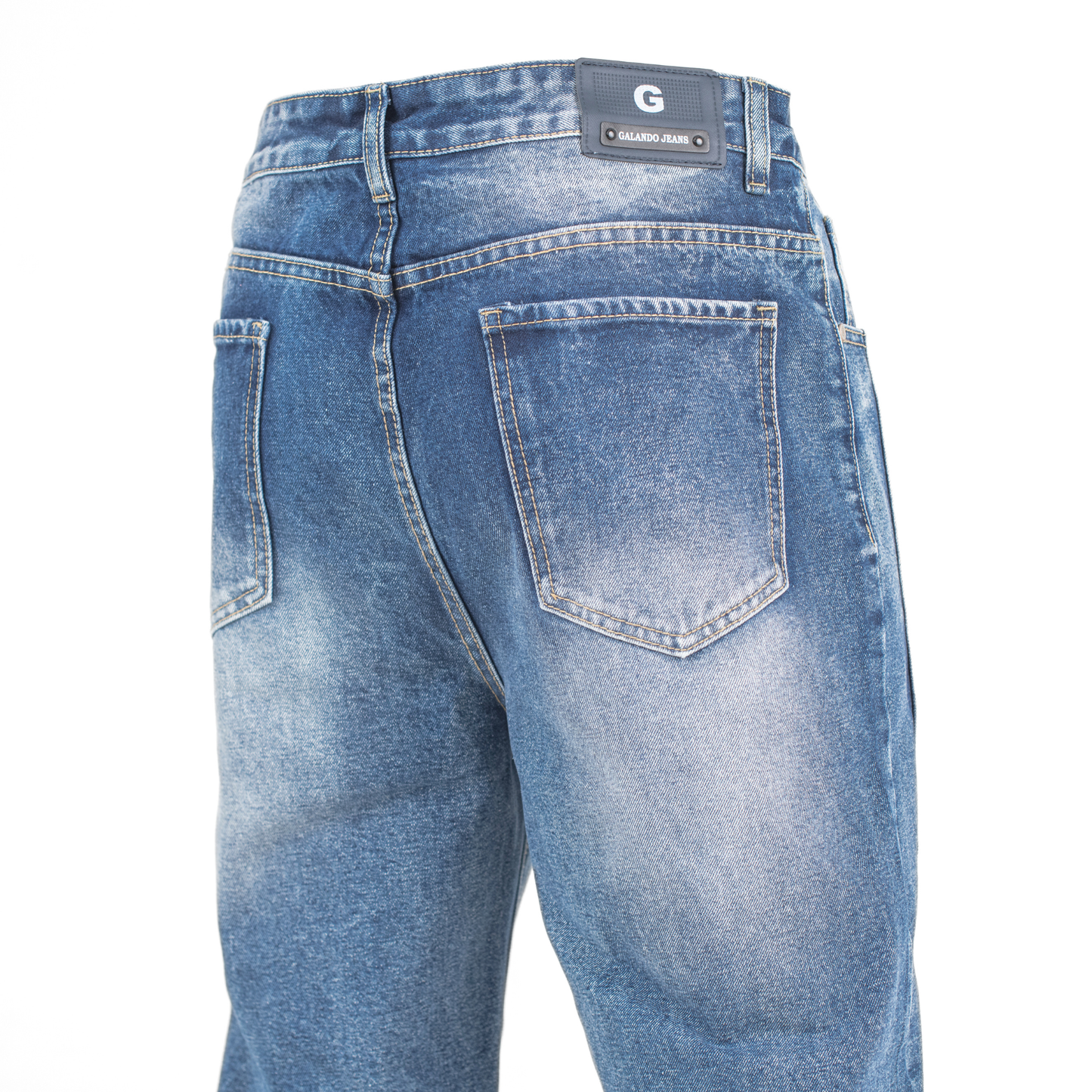 Arc-Flow Paneled Blue Relaxed fit Jean