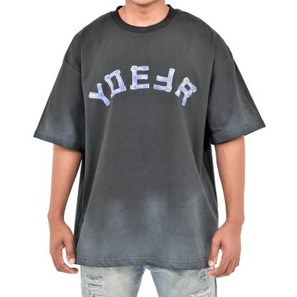 Steel Arc Oversized Graphic T-shirt