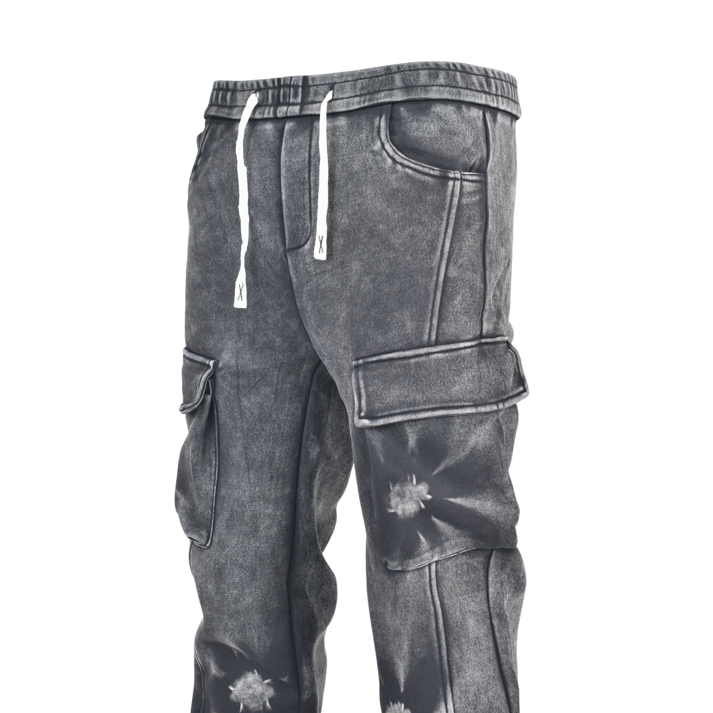Ash Fade Cargo Jogger Pants
