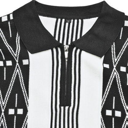 Heritage Diamond Knit Polo Shirt Collection