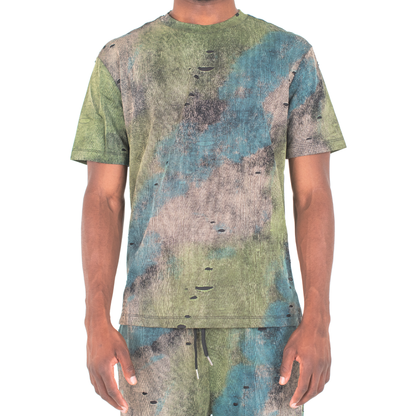 Urban Storm Distressed Tie-Dye 2-Piece Set