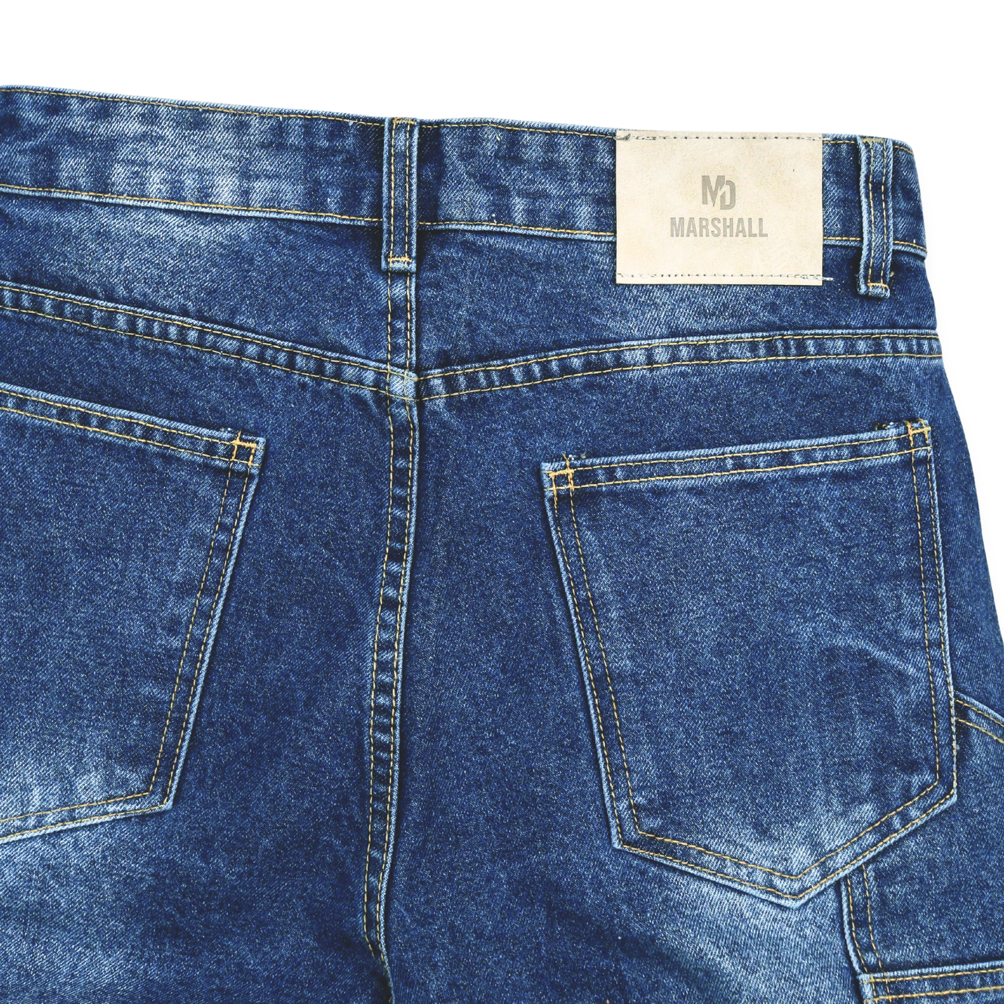Urban Utility Distressed Denim Shorts